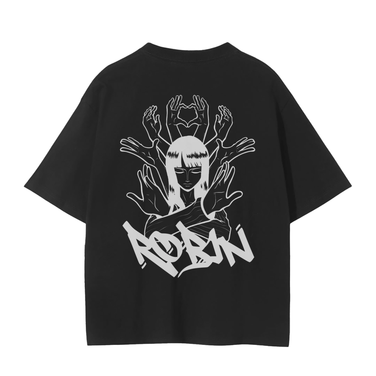 Hands of Fate Streetwear Shirt Black - AY - Line Anime