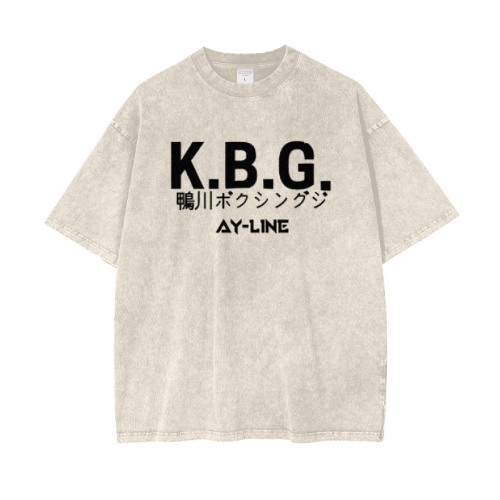 Rising Knockout Streetwear Shirt Washed - AY - Line Anime