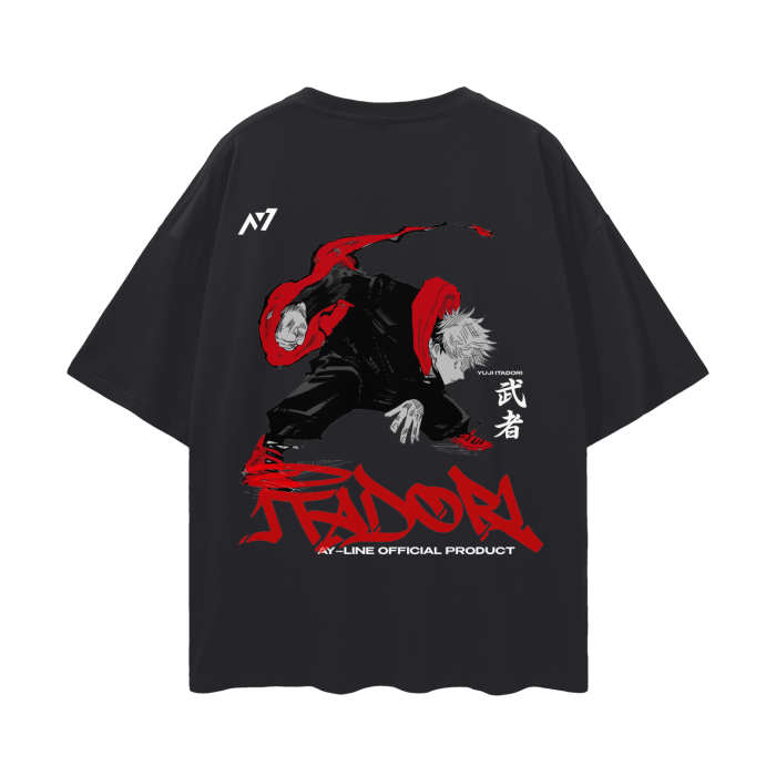 Black Flash Streetwear Shirt - AY - Line Anime