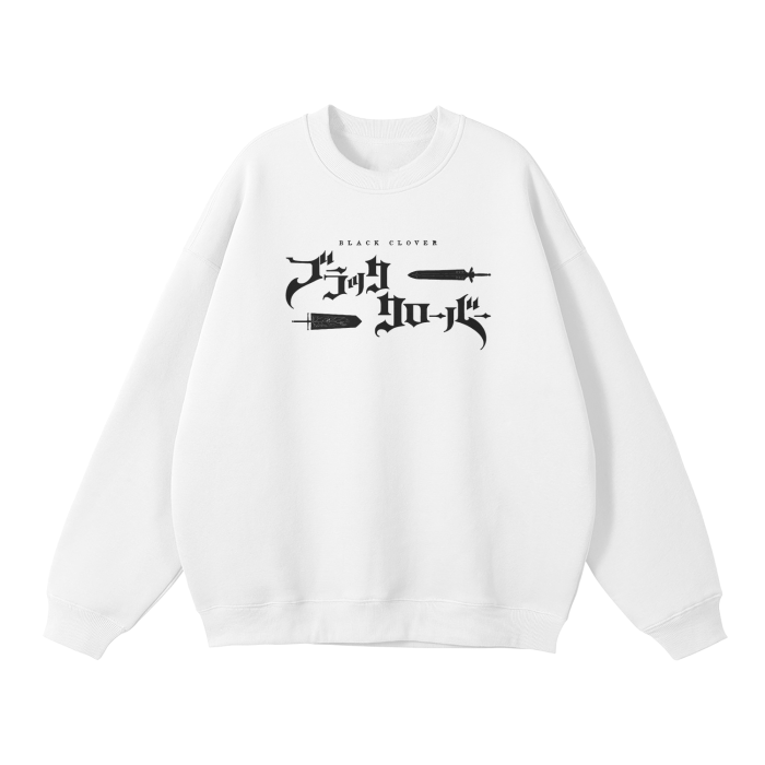 Grimoire Rise Graffiti Streetwear Sweatshirt White - AY - Line Anime