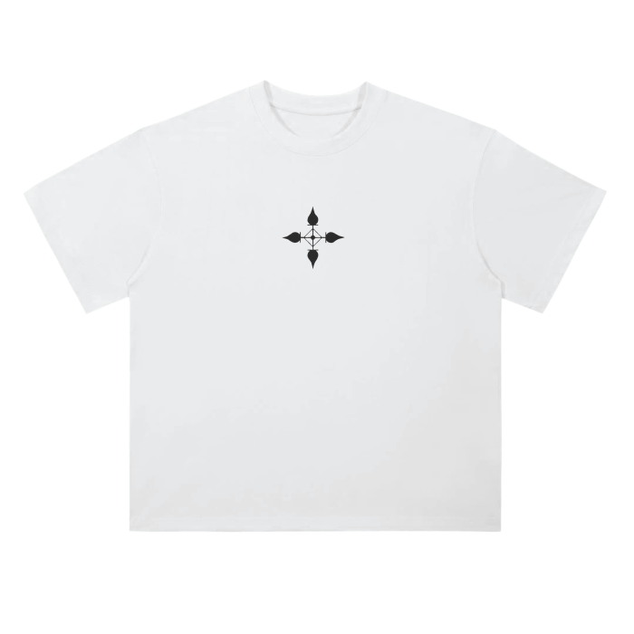 Dark Charisma Fish Streetwear Shirt White Heavy Weight - AY - Line Anime