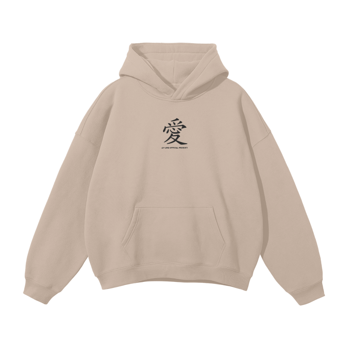 Sand Tempest Streetwear Hoodie Beige - AY - Line Anime