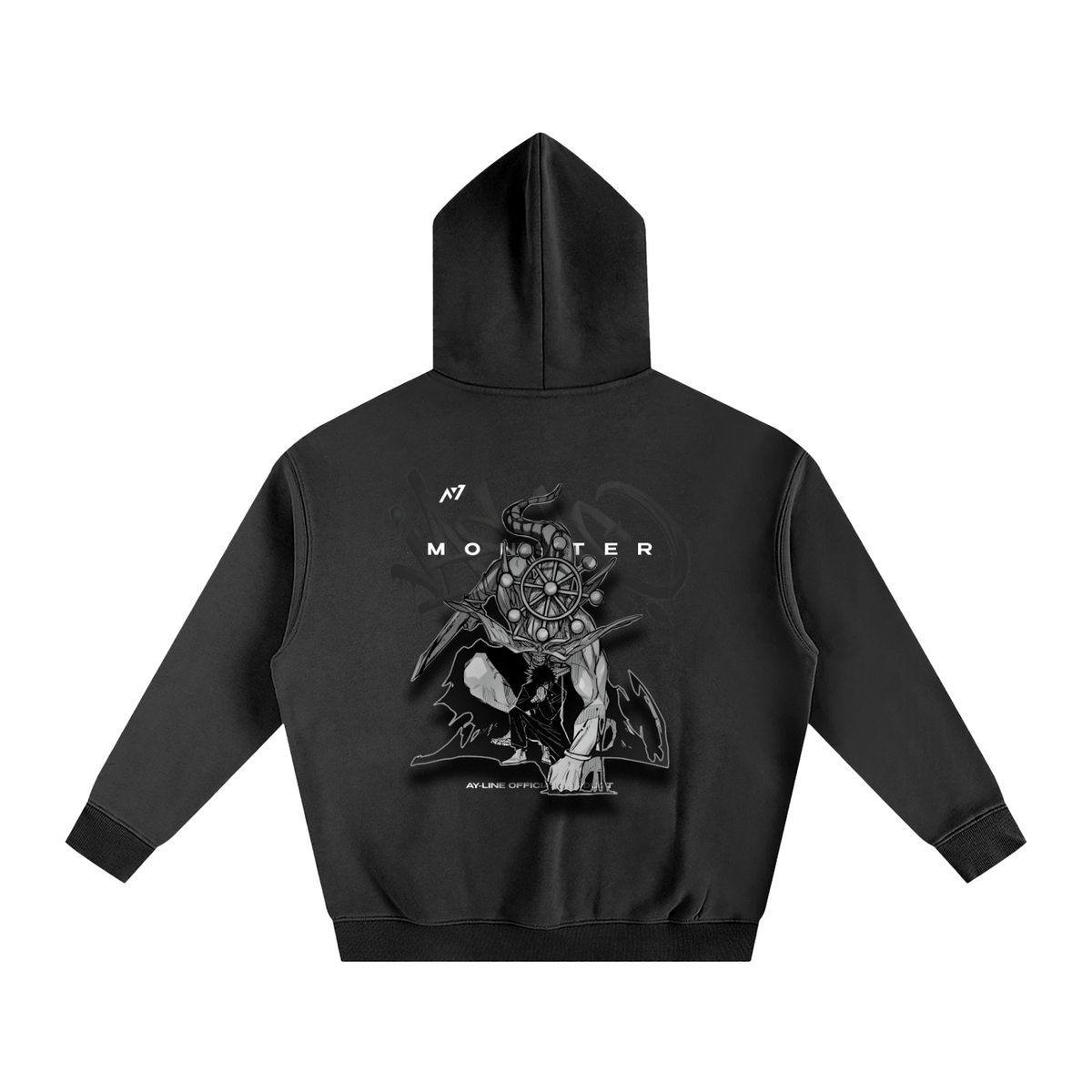 MONSTER. Streetwear Hoodie - AY - Line Anime