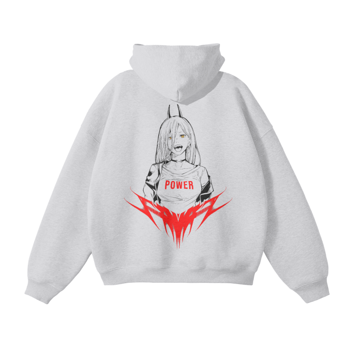 Blood Fiend Streetwear Hoodie Grey - AY - Line Anime