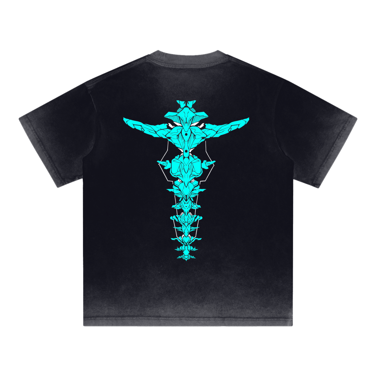 Cyber Relic Streetwear Shirt Washed - AY - Line Anime
