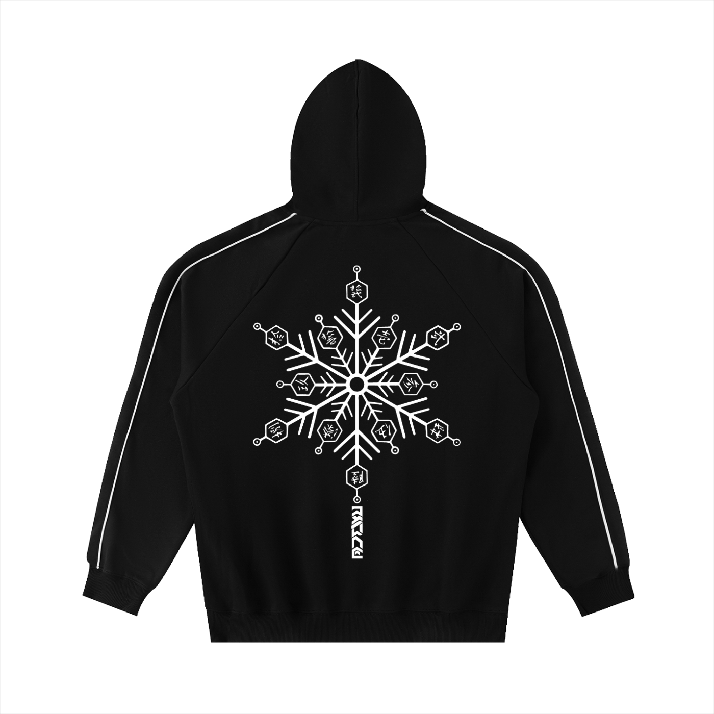 Upper 3 Streetwear Striped Hoodie - AY - Line Anime