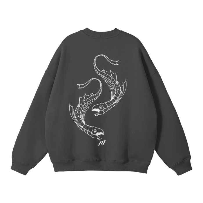 Dark Charisma Fish Streetwear Sweatshirt - AY - Line Anime
