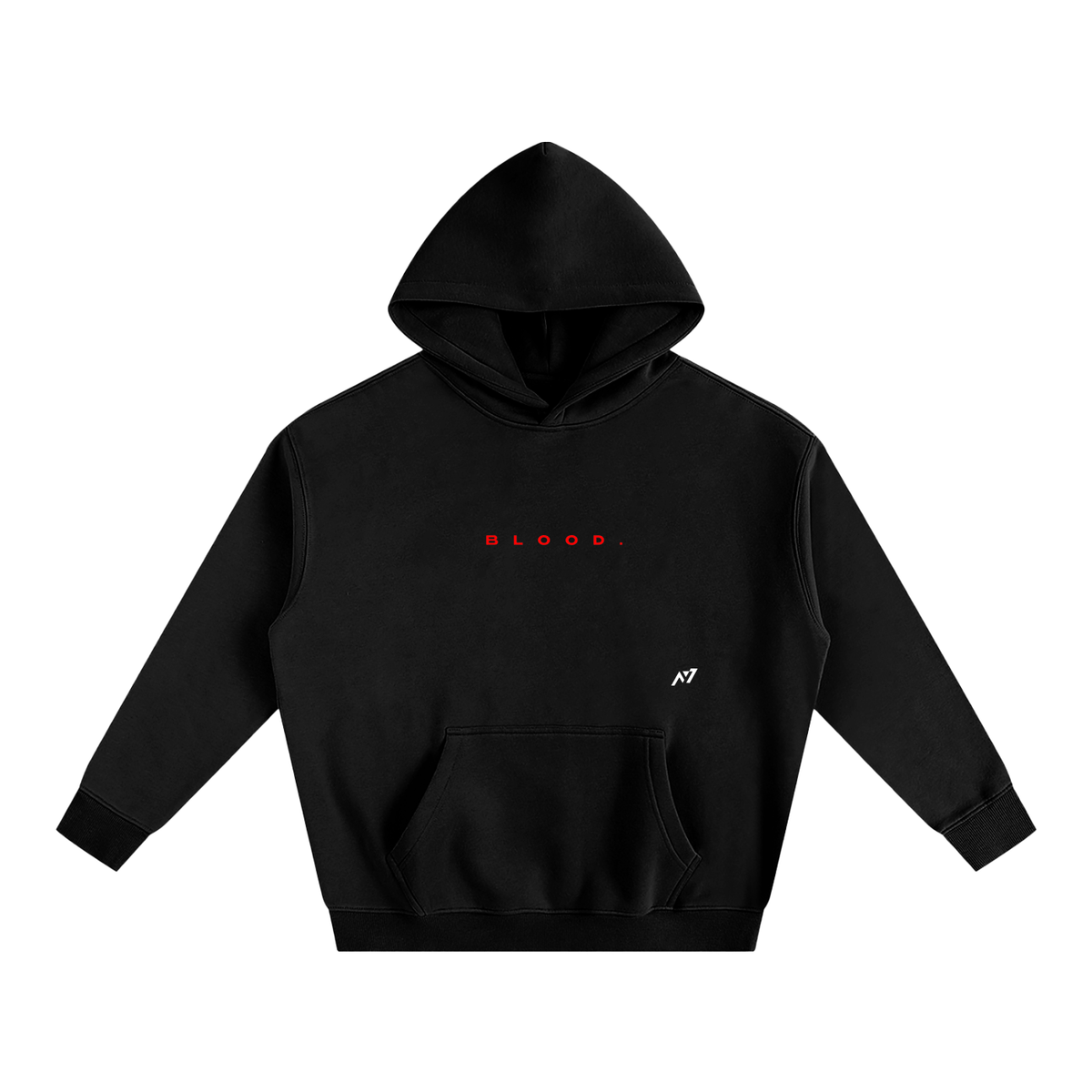 BLOOD. Streetwear Hoodie - AY - Line Anime