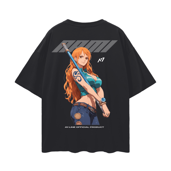 Sailing Dreams Y2K Streetwear Shirt Black - AY - Line Anime