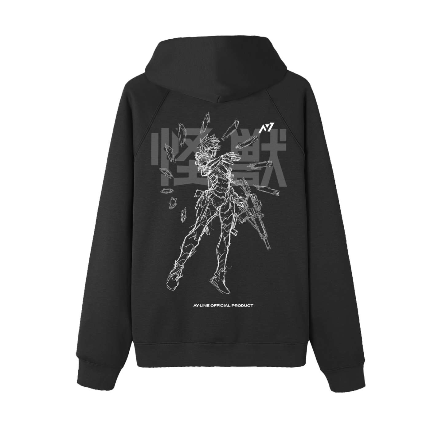 Shattered Evolution Streetwear Hoodie - AY - Line Anime