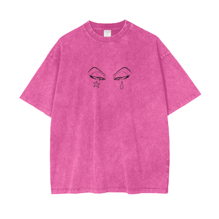 Phantom Jester Streetwear Shirt Pink Washed - AY - Line Anime
