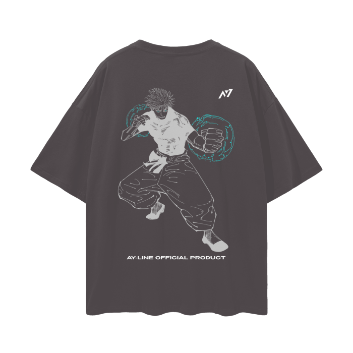 The Strongest Streetwear Shirt Black - AY - Line Anime