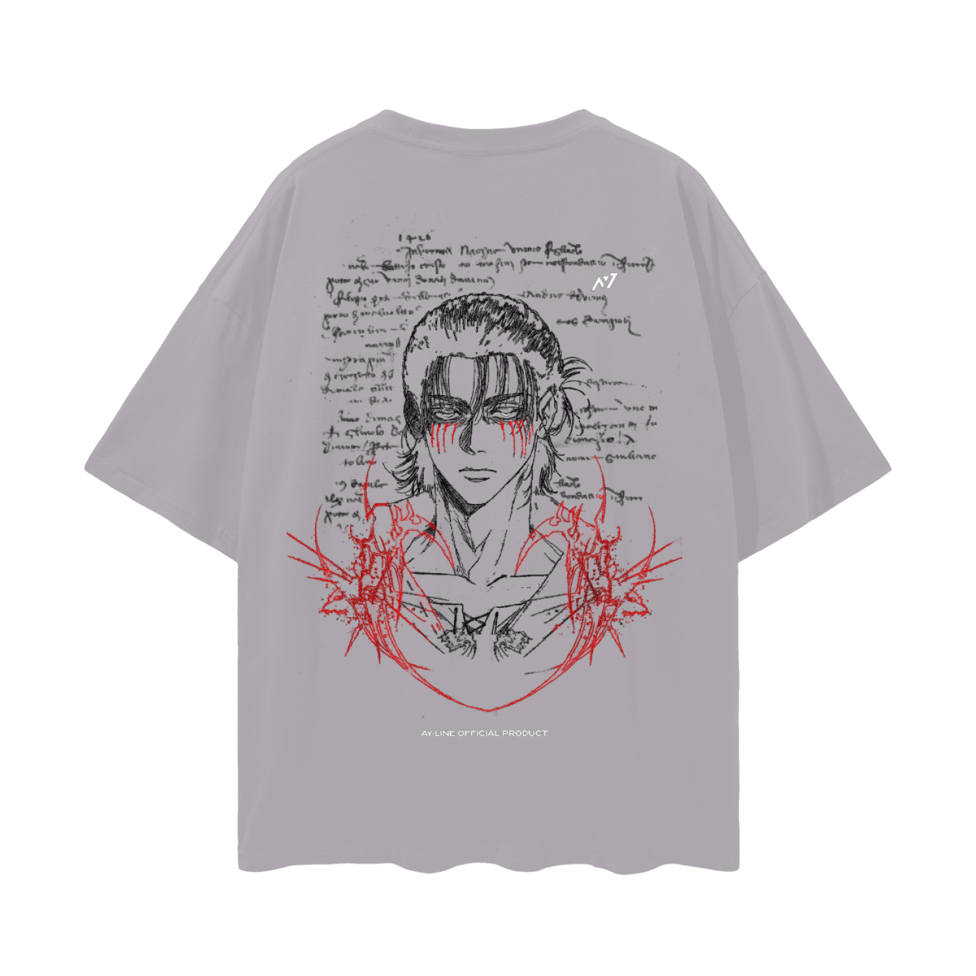 The Unforgiven Path Grey Streetwear Shirt - AY - Line Anime