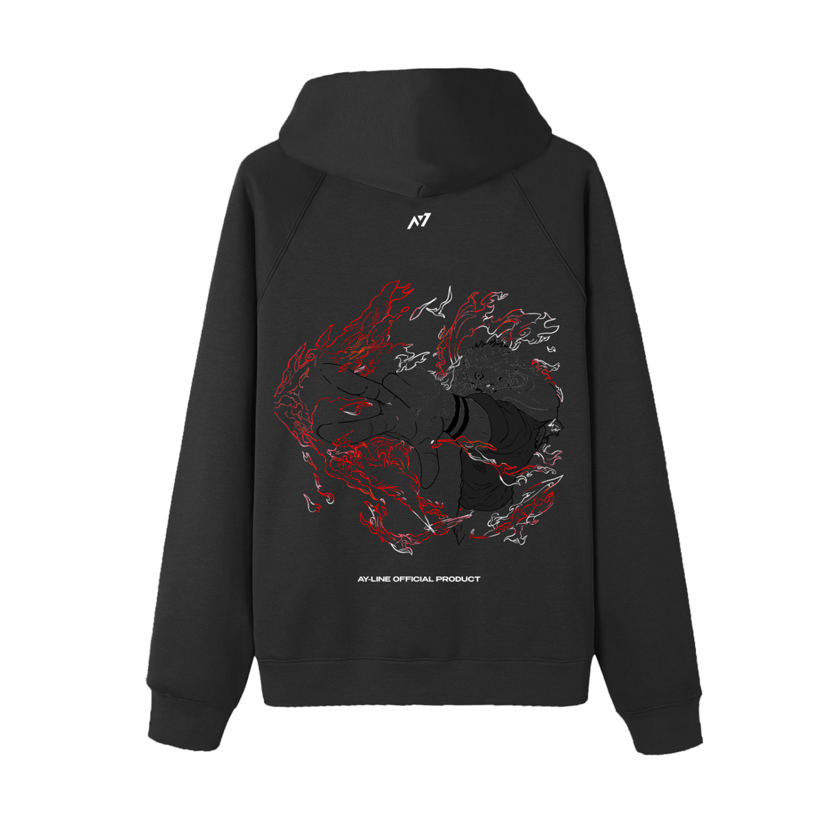 DISGRACE. Streetwear Hoodie - AY - Line Anime
