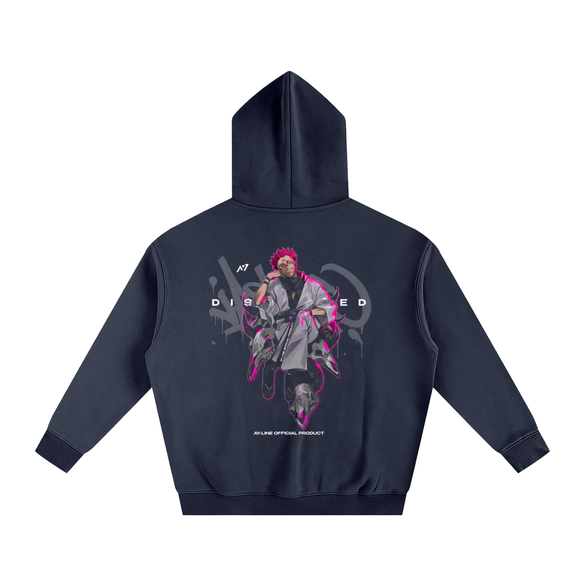 DISGRACE. 2.0 Streetwear Hoodie - AY - Line Anime