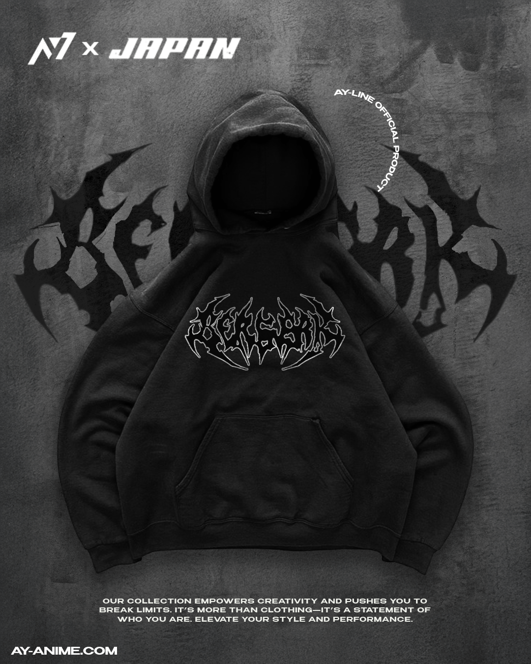 Sacrifice Streetwear Hoodie - AY - Line Anime