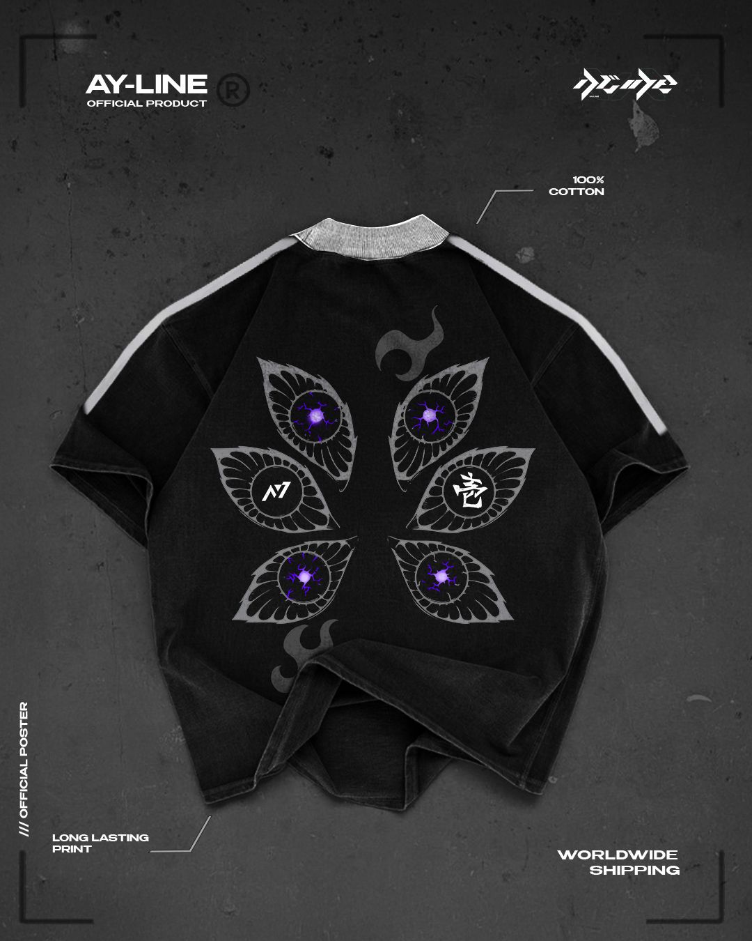 Six Eyes Streetwear Crewneck - AY - Line Anime