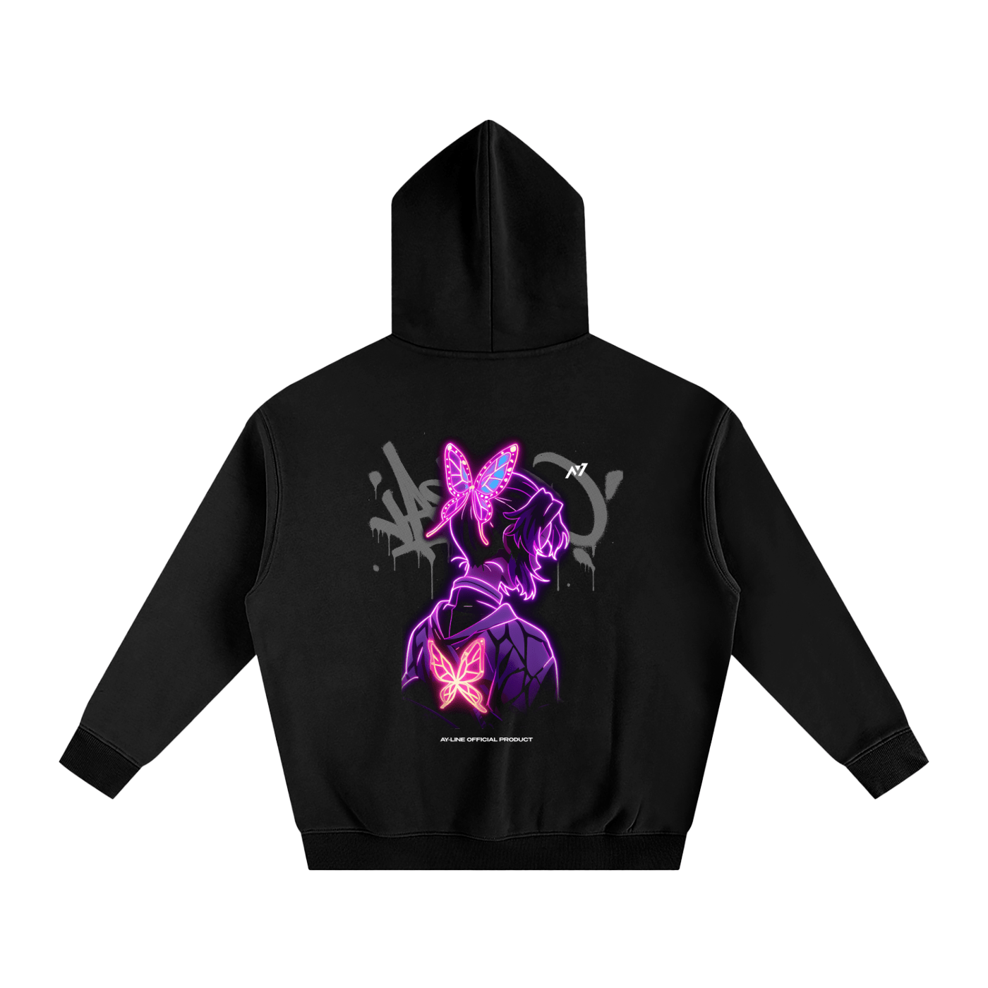 Butterfly Mist Streetwear Hoodie - AY - Line Anime