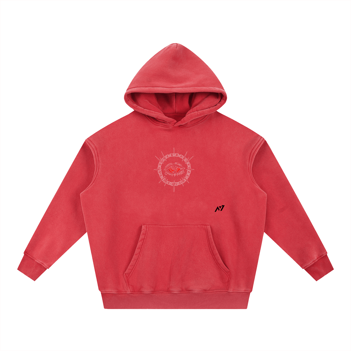Saint of Violence Washed Hoodie - AY - Line Anime