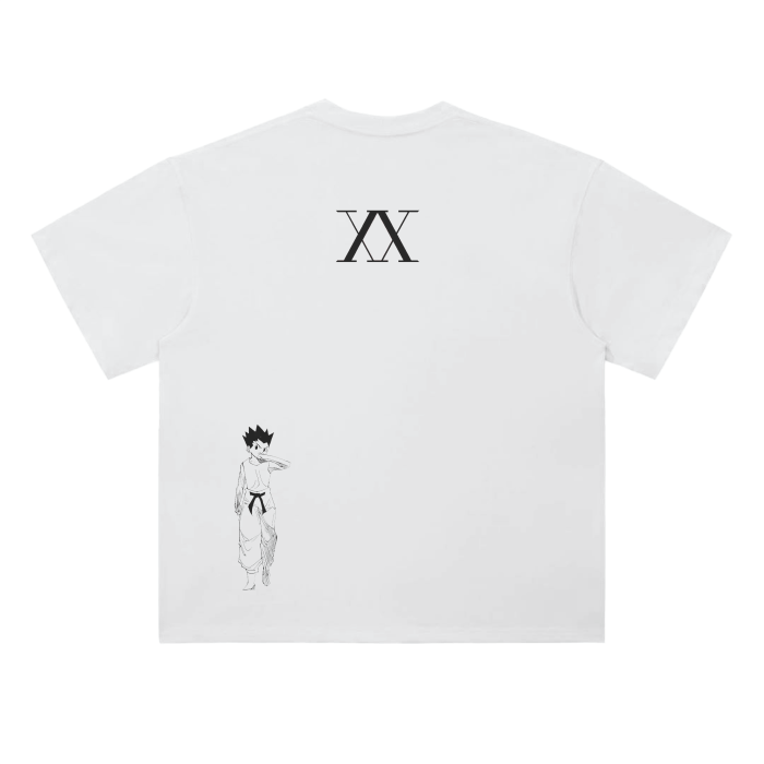 Hunter’s Path Streetwear Shirt White Heavy Weight - AY - Line Anime