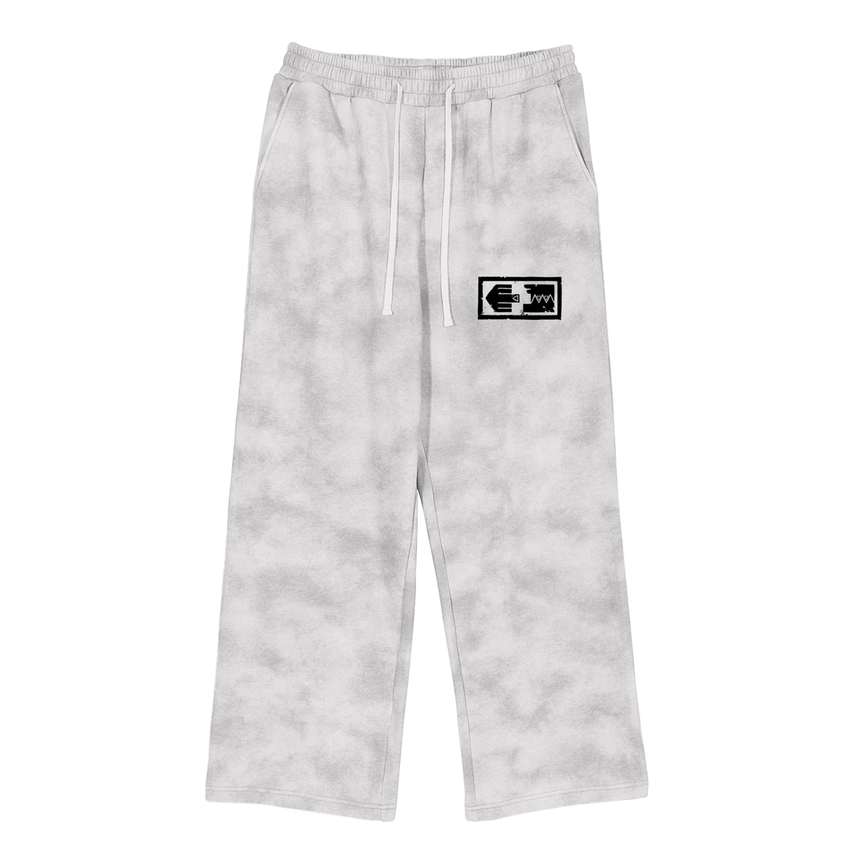 Dirty Washed Fleece Sweatpants - AY - Line Anime
