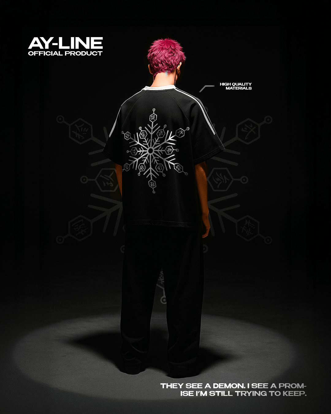 Upper 3 Streetwear Crewneck Shirt - AY - Line Anime