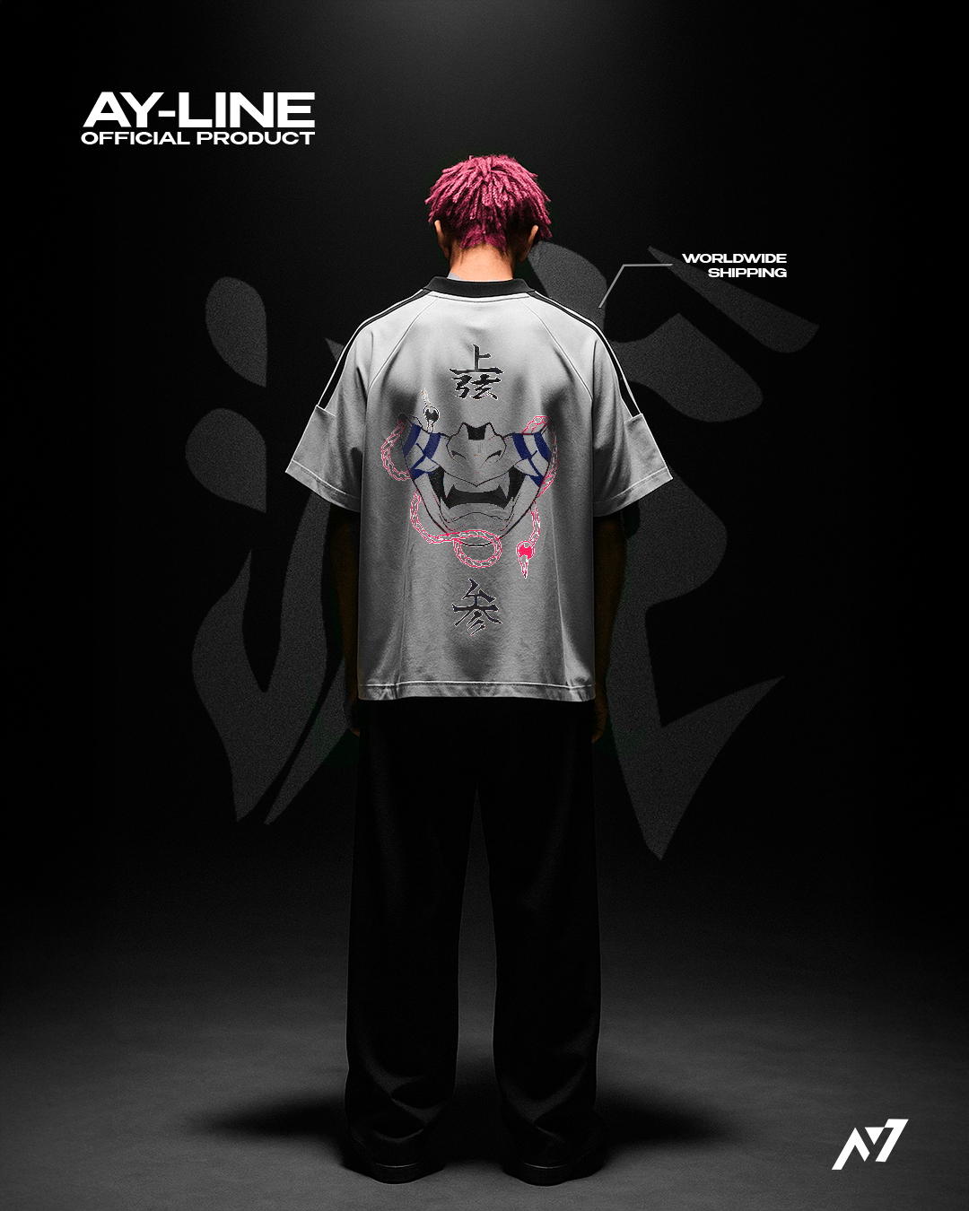 Upper 3 Streetwear Crewneck Shirt - AY - Line Anime