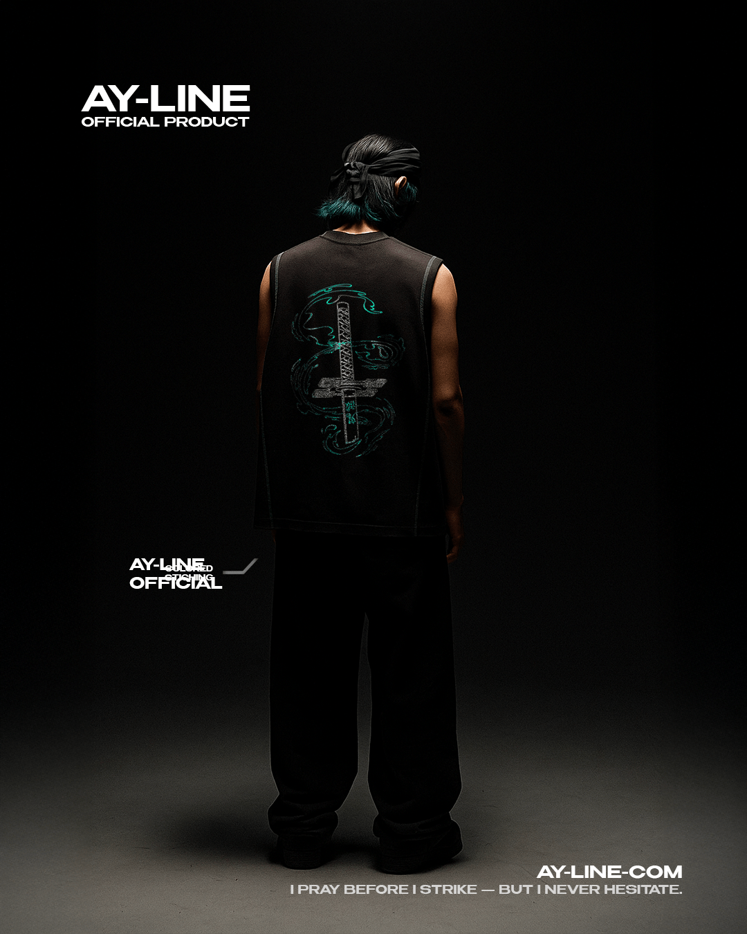 Mist Breathing Streetwear Tank Top - AY - Line Anime