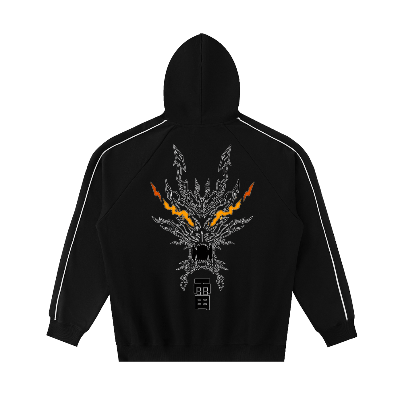 Thunderclap Streetwear Striped Hoodie - AY - Line Anime