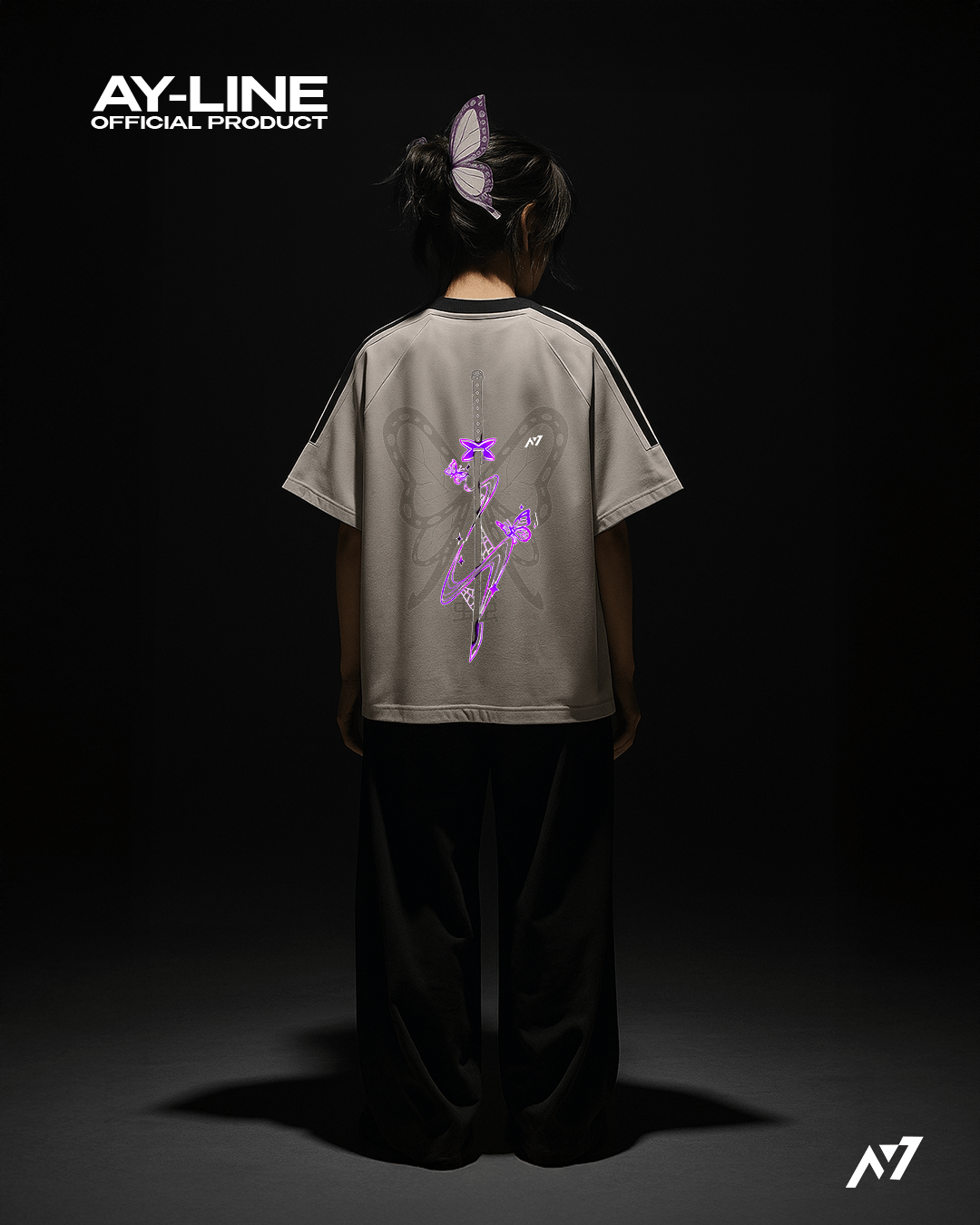 Butterfly Fang Streetwear Crewneck Shirt - AY - Line Anime