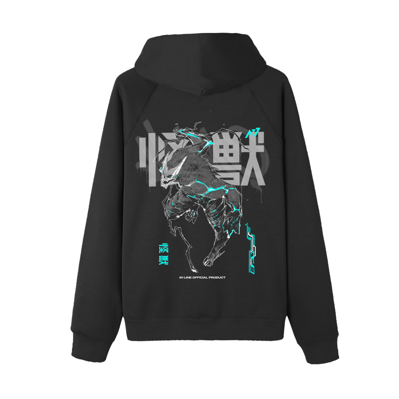 Kaiju Surge Streetwear Hoodie - AY - Line Anime