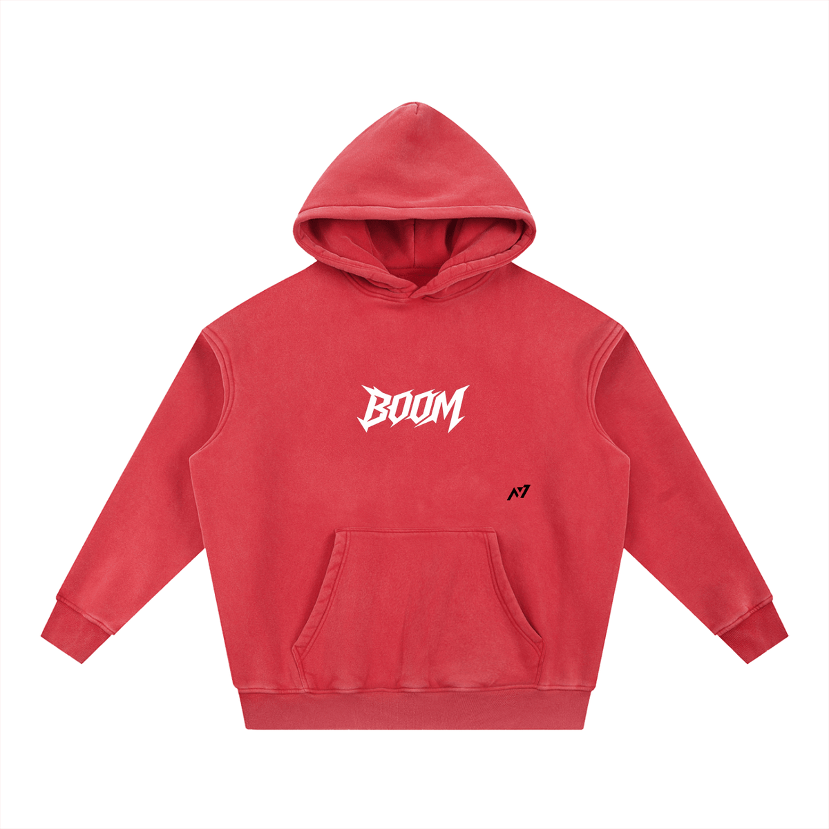 Depth Washed Streetwear Hoodie - AY - Line Anime
