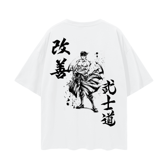 Pirate Hunter Graffiti 2.0 Streetwear Shirt White - AY - Line Anime
