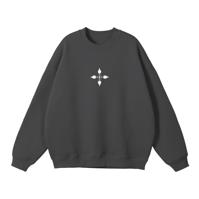 Dark Charisma Spider Streetwear Sweatshirt Dark Gray - AY - Line Anime