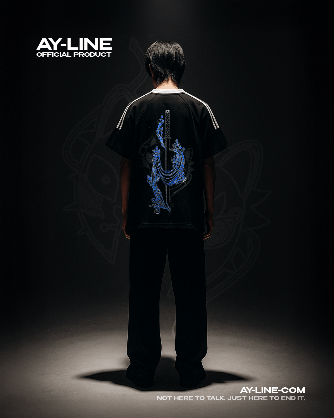 Breakwater Streetwear Crewneck Shirt - AY - Line Anime