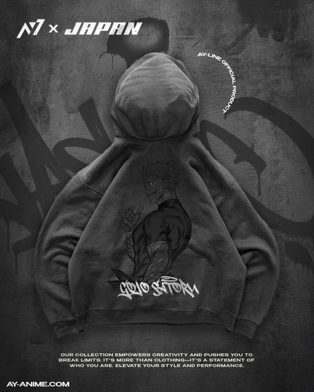 The Honored One Streetwear Hoodie - AY - Line Anime