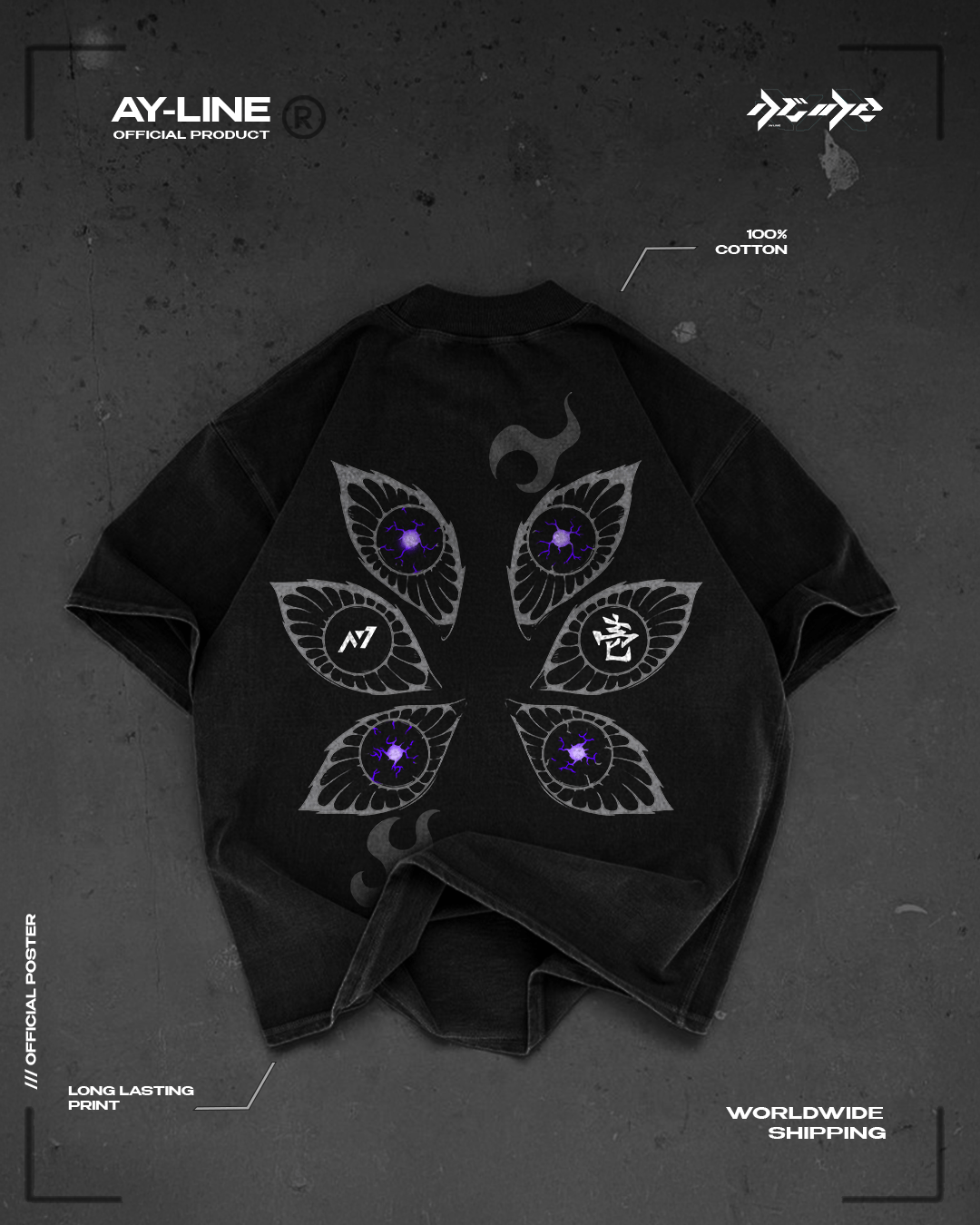 Six Eyes Streetwear Shirt - AY - Line Anime