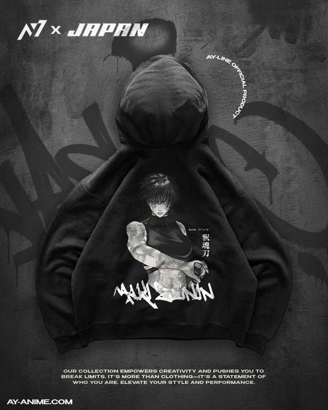 The Problem Child Streetwear Hoodie - AY - Line Anime