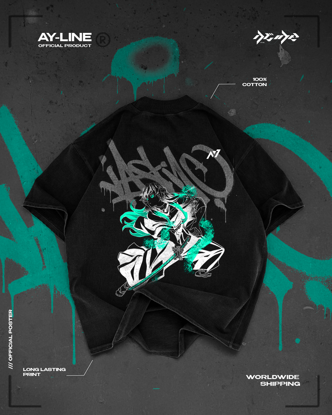 Silent Mist Streetwear Shirt - AY - Line Anime