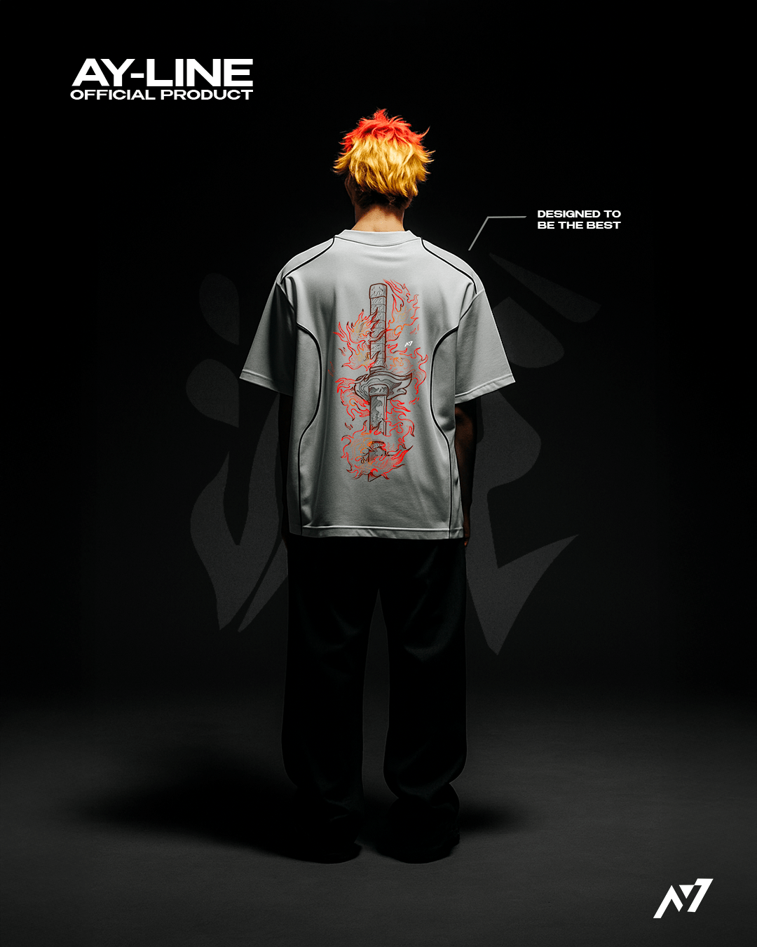 Fire Hashira Streetwear Racing Shirt - AY - Line Anime