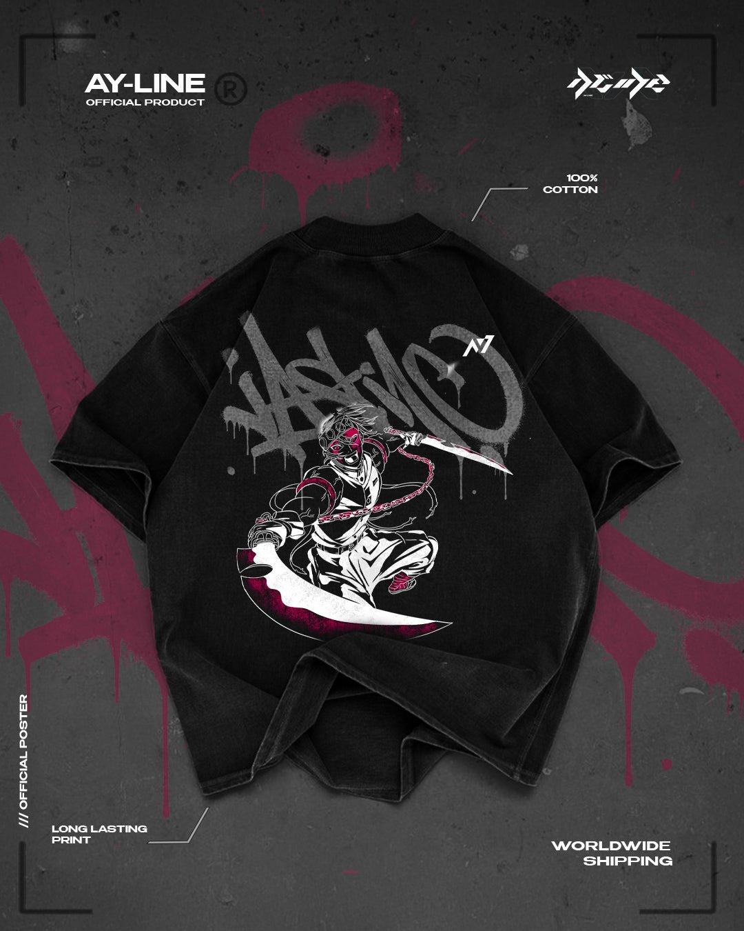 Scarlet Blades Streetwear Shirt - AY - Line Anime