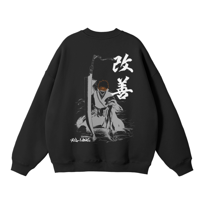 Blade of Justice Graffiti Streetwear Sweatshirt - AY - Line Anime