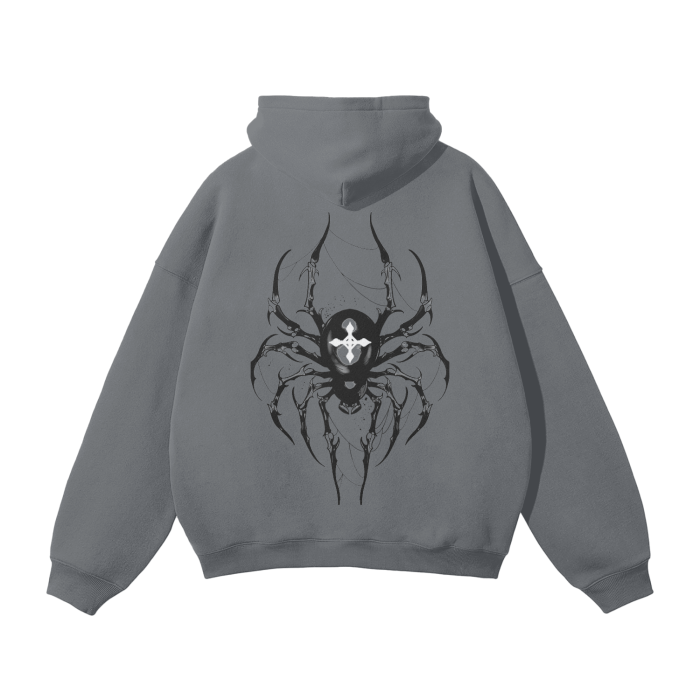 Dark Charisma Spider Streetwear Hoodie - AY - Line Anime