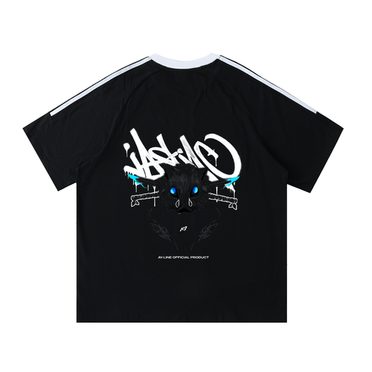 Wilderness Wrath Streetwear Crewneck Shirt - AY - Line Anime