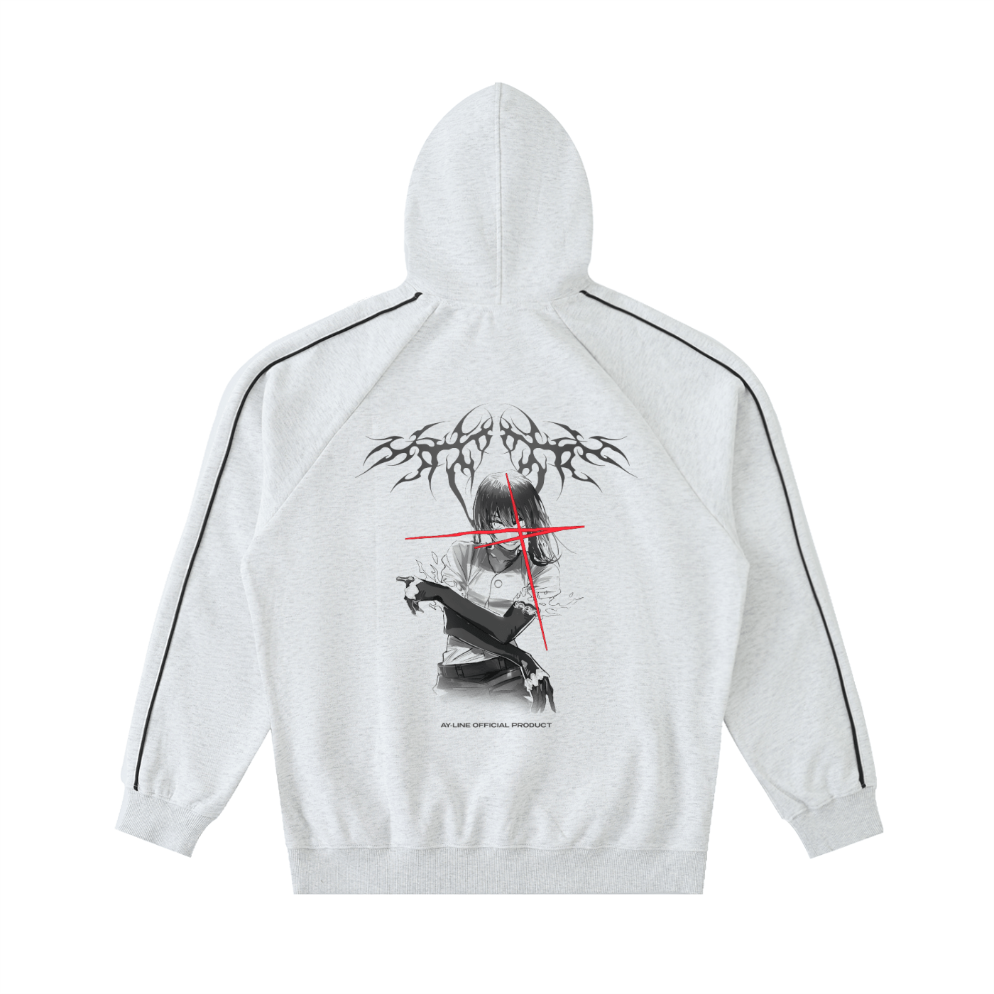 Crossfire Striped Hoodie - AY - Line Anime