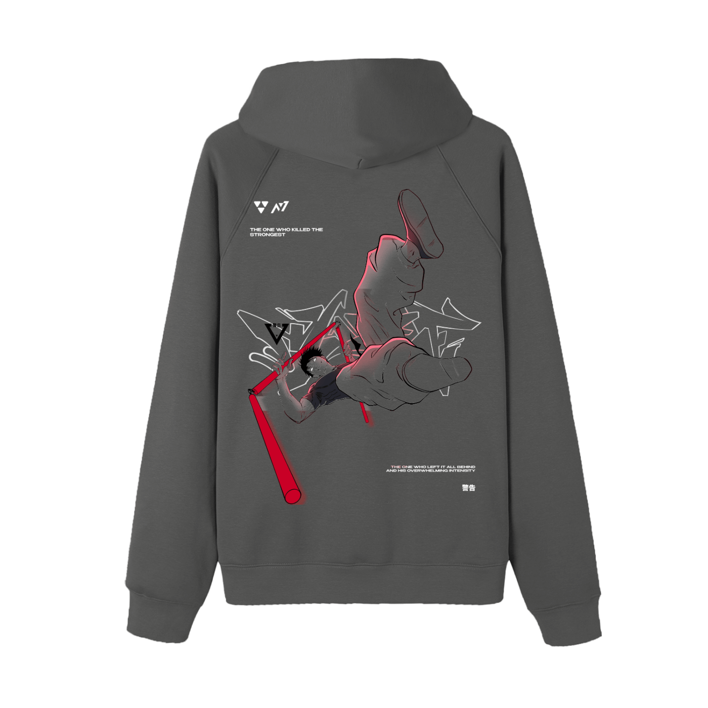 The Sorcerer Killer Graffiti Premium Hoodie - AY - Line Anime