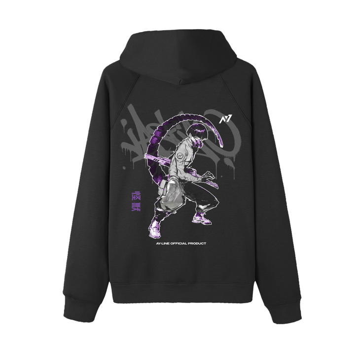 Violet Venom Streetwear Hoodie