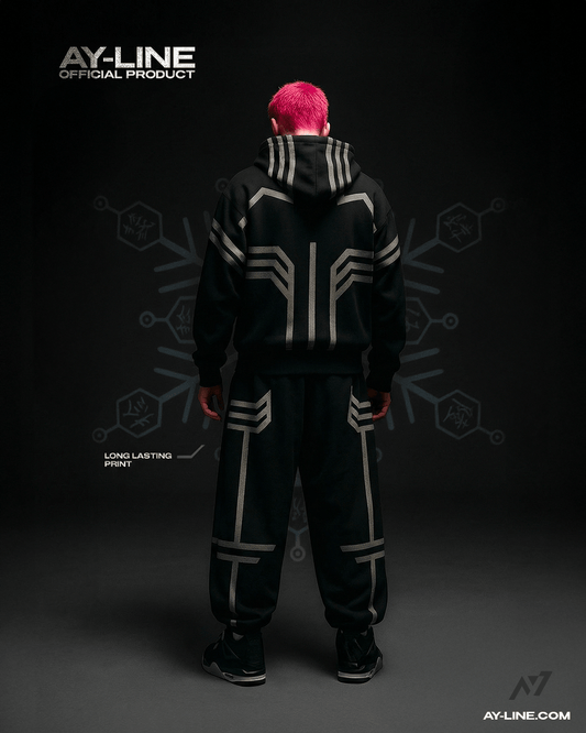 3rd Upper Moon Streetwear Reflective Hoodie - AY - Line Anime