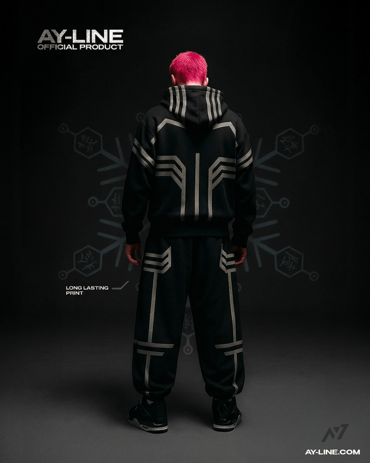 3rd Upper Moon Streetwear Reflective Hoodie