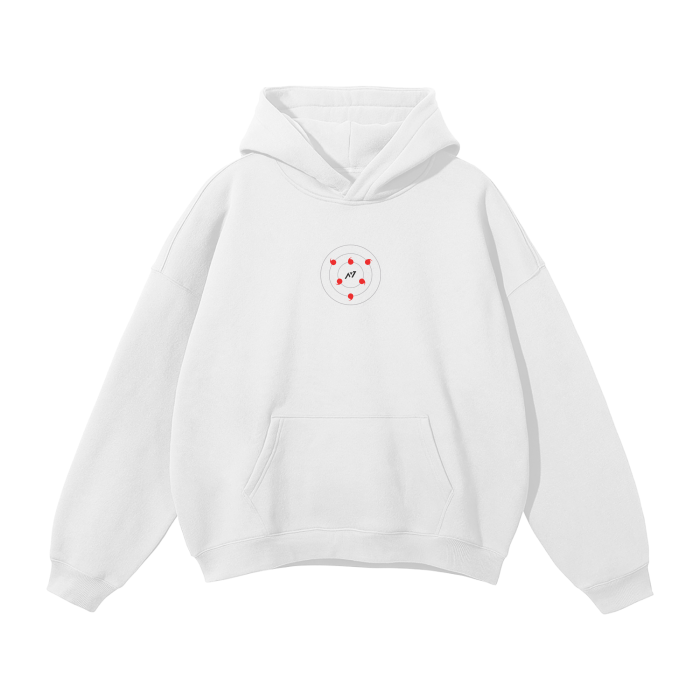 Eye of the Moon Streetwear Hoodie White - AY - Line Anime